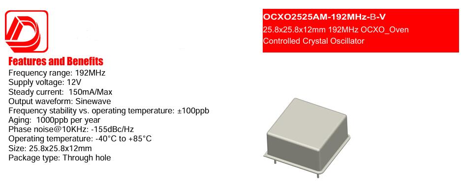 OCXO2520AM-192MHZ-B-V